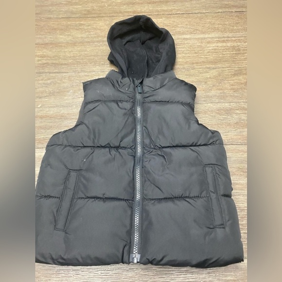 Old Navy Water-Resistant Hooded Puffer Vest for Toddler Boys 3T - Picture 1 of 4